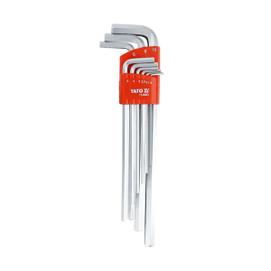 Yato 1.5 mm - 10 mm Hex Key Set (9 Pcs), YT-58821