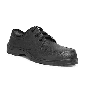 Hillson High Ankle Dual Density PVC Discovery Safety Shoes (Black)