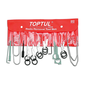 Toptul 20 Pcs Radio Removal Tool Set, JGAA2001