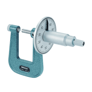 Mitutoyo 0 - 25 mm Sheet Metal Micrometer with Adjustable Anvil, 119-202