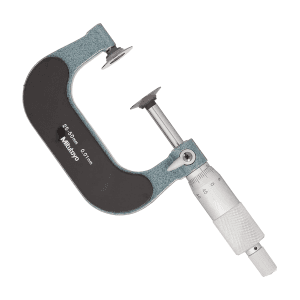 Mitutoyo 25 - 50 mm Disk Micrometer, 123-102