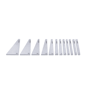 Insize Angle Plate Set (Pack of 10 Pcs), 4006-10