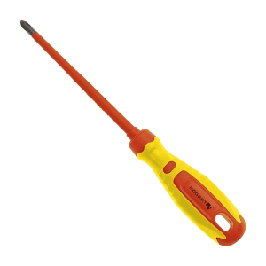Hogert PH2 x 100 mm Blade Length Insulated Phillips Screwdriver (VDE), HT1S966