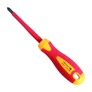 Hogert PZ2 x 100 mm Blade Length Insulated Screwdriver (VDE), HT1S944