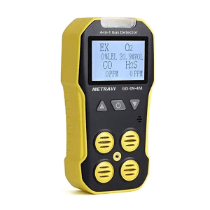 Metravi EX / O2 / CO / H2S Four-in-One Portable Multi Gas Detector, GD-09-4M