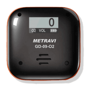 Metravi O2 Portable Oxygen Gas Detector With USB Interface, GD-09-O2