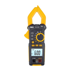 Meco 3-3/4 Digit / 4000 Count 600A AC TRMS Autoranging Digital Clamp Meter, 54+