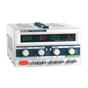 Metravi 0 - 30V / 0 - 3A DC Regulated Power Supply (Dual Output), RPS-3002-2
