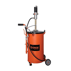 Groz 15 kg Portable Air Operated Grease Pump With Built In Grease Bucket, BGRP/15