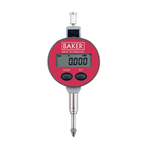 Baker 12.5 mm / 0.5 inch IP65 Mini Waterproof Plunger Type Digital Dial Gauge (Swiss Technology), MD001