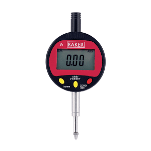 Baker 12.5 mm / 0.5 inch Value Line Plunger Type Digital Dial Gauge, V1