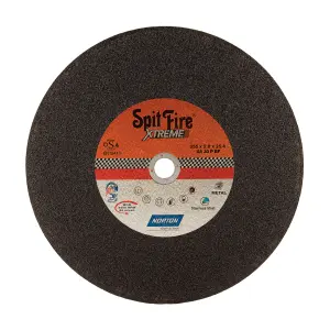 Norton Spitfire 355 x 2.8 x 25.4 mm Single Net For Steel Chopsaw Wheel (Pack Of 25 Pcs), RSF154