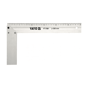 Yato 12 inch / 300 mm Aluminium Try Square Square, YT-7081