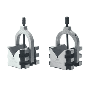 Crystal 65 x 70 x 50 mm Hardened & Ground V-Block With Clamp (Pack of 2 Pcs), AA-1761
