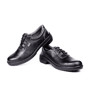 Hillson Single Density Leather LF 01 Ladies Safety Shoes - Steel Toe (Black)