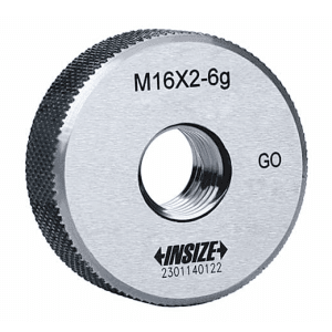 Insize 7 Pcs Metric Thread Ring Gauges Set (Go Series), 4120-S7