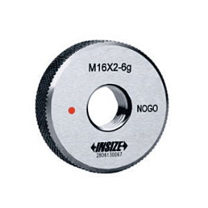 Insize 7 Pcs Metric Thread Ring Gauges Set (NoGo Series), 4120-S7N