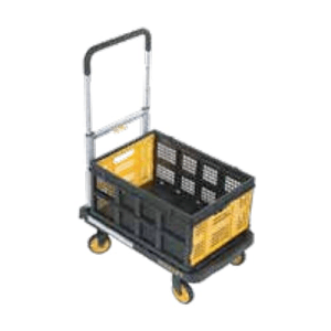 Stanley 120 Kg Load Capacity Flat Folding Truck with Utility Basket (Combi Pack), SXWT-PC519-SP