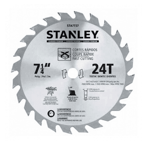 Stanley 7-1/4 inch / 184 mm Saw Blade Carded (40 Teeth), STA7757
