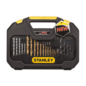 Stanley 70 Pcs Titanium Drill Bit Set, STA7184