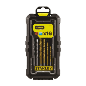 Stanley 16 Pcs Titanium Drilling & Screw Driving Set, STA7221