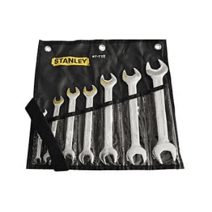 Stanley 7 Pcs Slimline Double Open End Wrench Set (Imperial), 1-87-712