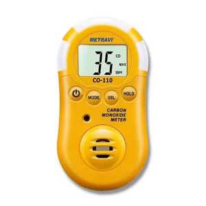 Metravi 0 - 1000 PPM Carbon Monoxide Meter, CO-110