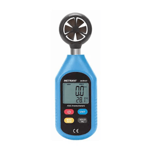 Metravi 4 Digits / 30m/Sec Digital Thermo Anemometer, AVM-01
