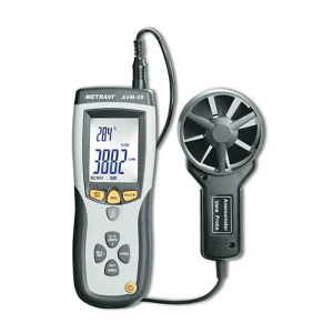 Metravi 30m/Sec Digital Thermo Anemometer With Built In Infra-Red Thermometer, AVM-08