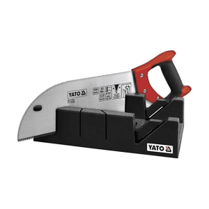 Yato 250 mm / 10 Inch Plastic Mitre Box With Dovetail saw, YT-3150