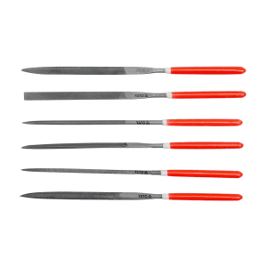 Yato 3 x 65 x 140 mm Needle File Set (Pack Of 6 Pcs), YT-6160