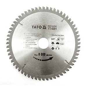 Yato 12 inch / 300 mm TCT Circular Saw Blade For Aluminium (100 Teeth), YT-6097