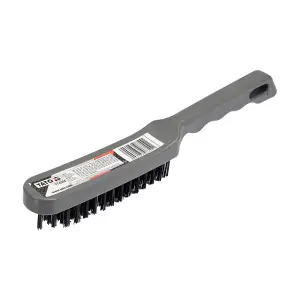 Yato 5 Rows Plastic Handle Steel Wire Brush, YT-6355