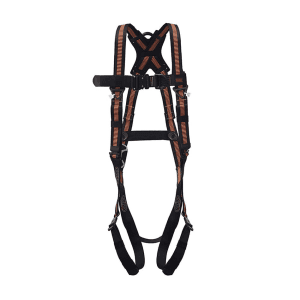 Black+Decker Full Body Harness With Ansi Certificaton Having 1 Back D-Ring For Fall Arrest & 1 Front Chest D-Ring For Climbing And Quick Connect Buckles, BXFP0601IN