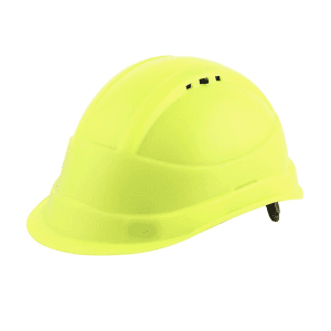 Black+Decker Industrial Safety Helmet With Plastic Suspension & Ratchet Type Adjustment With Chin Strap (Green), BXHP0221IN