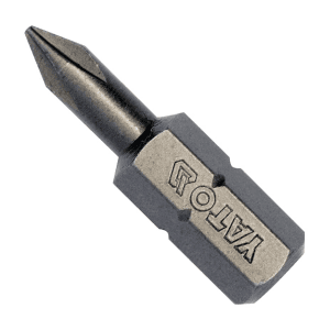 Yato PH0 x 25 mm Length Phillips Screwdriver Bits (Pack of 10 Pcs), YT-78130