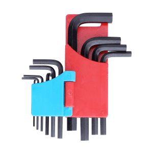 Taparia 9 Pcs (1.5 - 10 mm) Black Finish Allen Key Set in Hanger Packing, KHM-9V