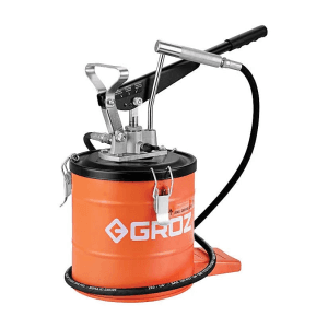 Groz 6 Kg Hand Operated Bucket Grease Pump With Variable Handle Setting (Without Wheel), VGP/6A