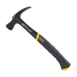 Stanley 453 Gms / 16 Oz Fatmax Xtreme Anti-Vibe Smooth Nailing Rip Claw Hammer, 51-163