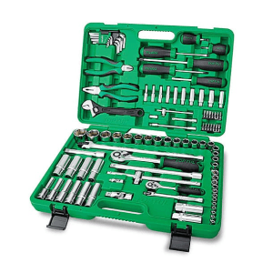 Toptul 97 Pcs Professional Grade 1/4 & 1/2 Inch Sq. Drive 6PT Tool Kit, GCAI9701