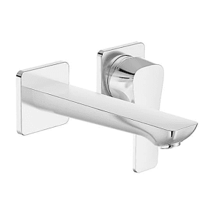 Kohler Fore Tri Single Control Wall Mount Lavatory Faucet Trim Without Drain In Polished Chrome Finish, K-27481IN-4ND-CP