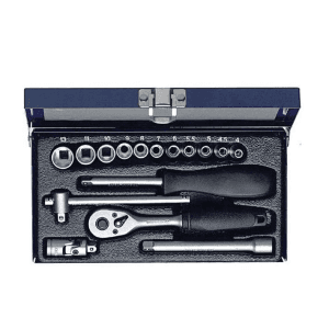 Orion 16 Pcs 1/4 Inch Sq. Drive Socket Wrench Hexagon Set, 58010010