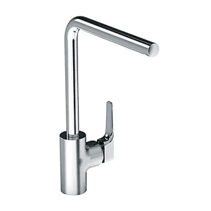 Kohler Aleo+ Tube Spout Kitchen Faucet In Polished Chrome Finish, K-75373IN-4-CP