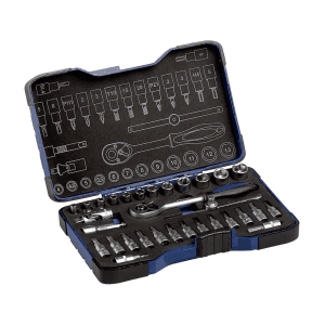 Orion 31 Pcs 1/4 Inch Sq. Drive Socket Wrench Hexagon Set, 58010030