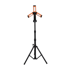 Groz 2000 Lumens Cordless Triple Head Site lamp with Tripod, LED-685T