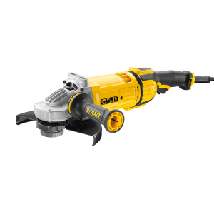 Dewalt 2600W / 230mm Large Angle Grinder with DES Techology & Innovative Anti Vibration System- Perform Protect Shield, DWE4579-QS