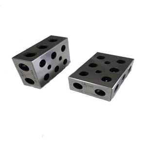 Crystal 75 x 25 x 50 mm 1-2-3 Blocks With Six Hole (Set of 2 Pcs) , AA-1332