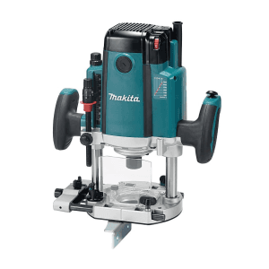 Makita 12 mm (1/2") 2100W Variable Speed Plunge Router With Electric Brake, Soft Start & Dual LED Lights, RP2303FC05