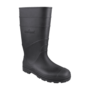 Alko Plus 15 inch PVC Gumboot with Cotton Lining & without Steel Toe (Black), APS G2