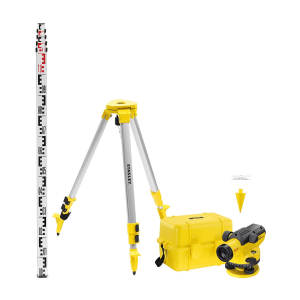 Stanley AL32XL Optical Level Site Pack Set With Tripod And Staff, 1-77-244